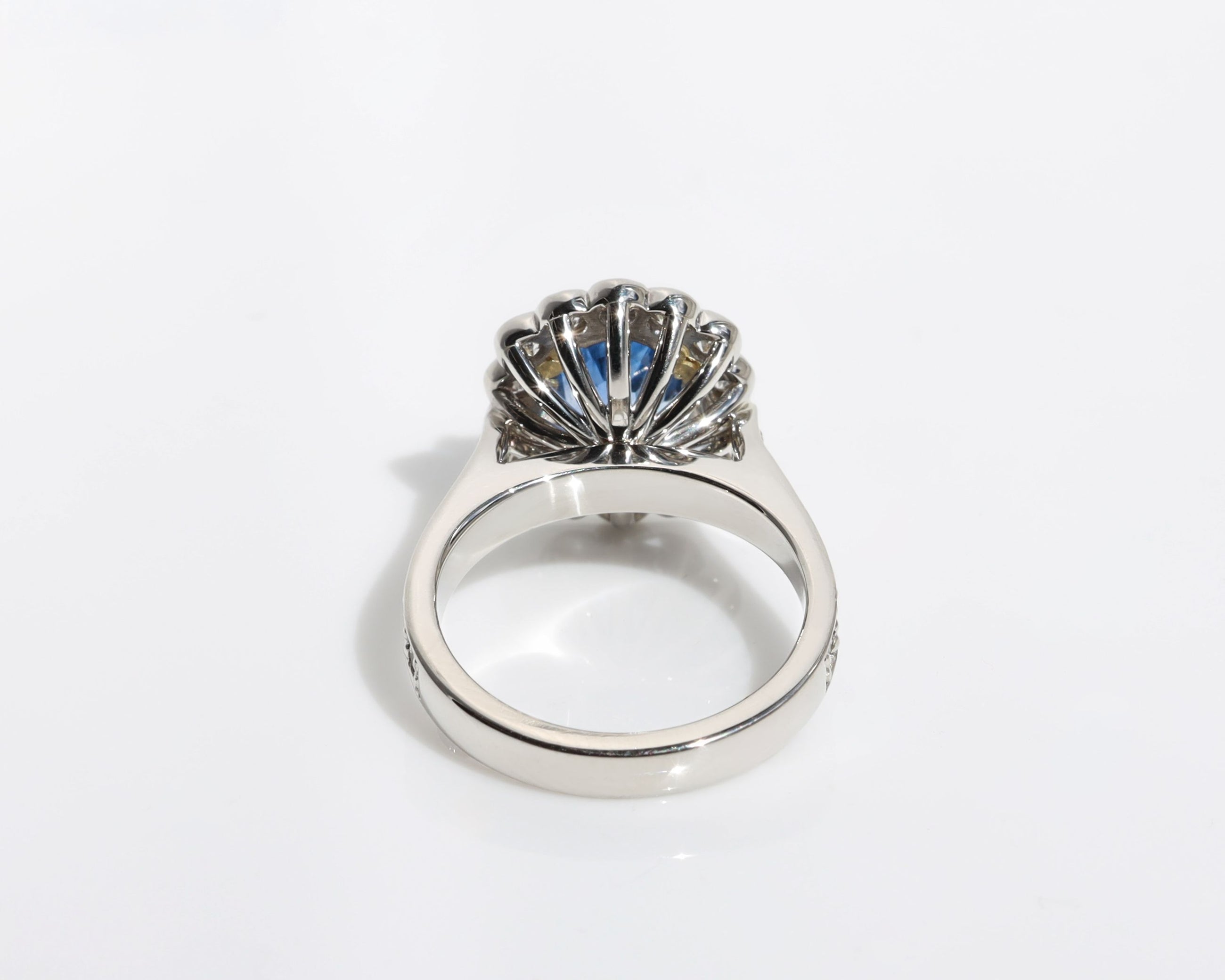 Marcie Sapphire Halo Ring