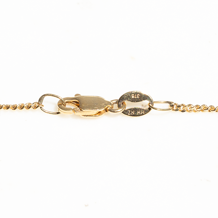 18ct yellow gold chain clasp