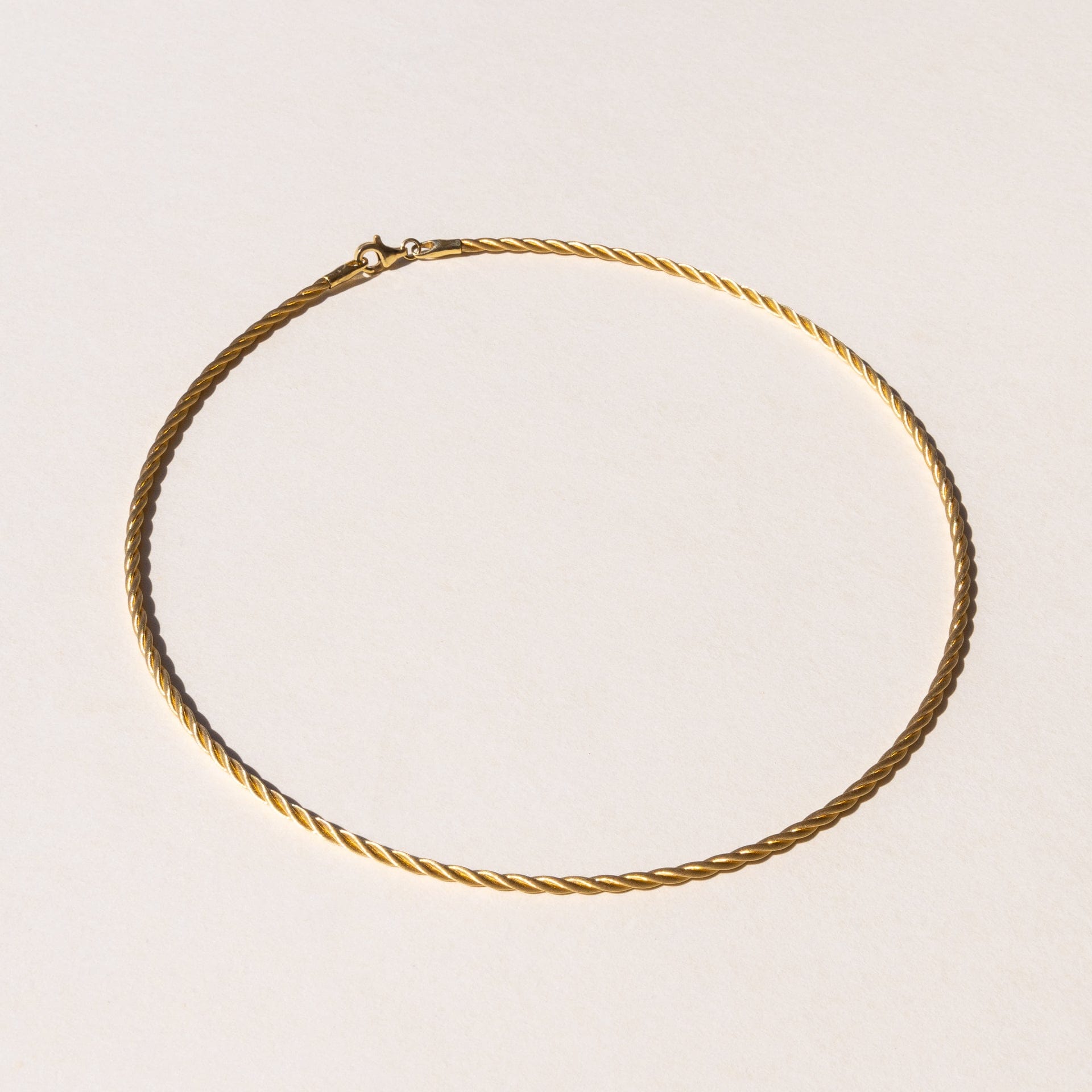 Handmade 18ct Yellow Gold Rope Chain