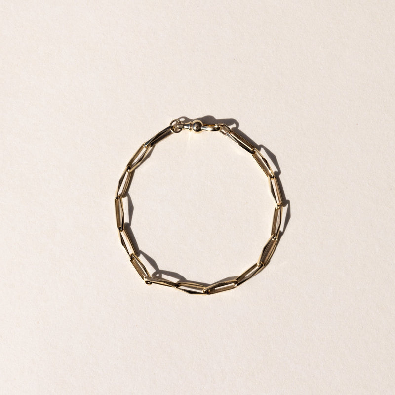 Handcrafted 9ct Yellow Gold Chainlink Bracelet