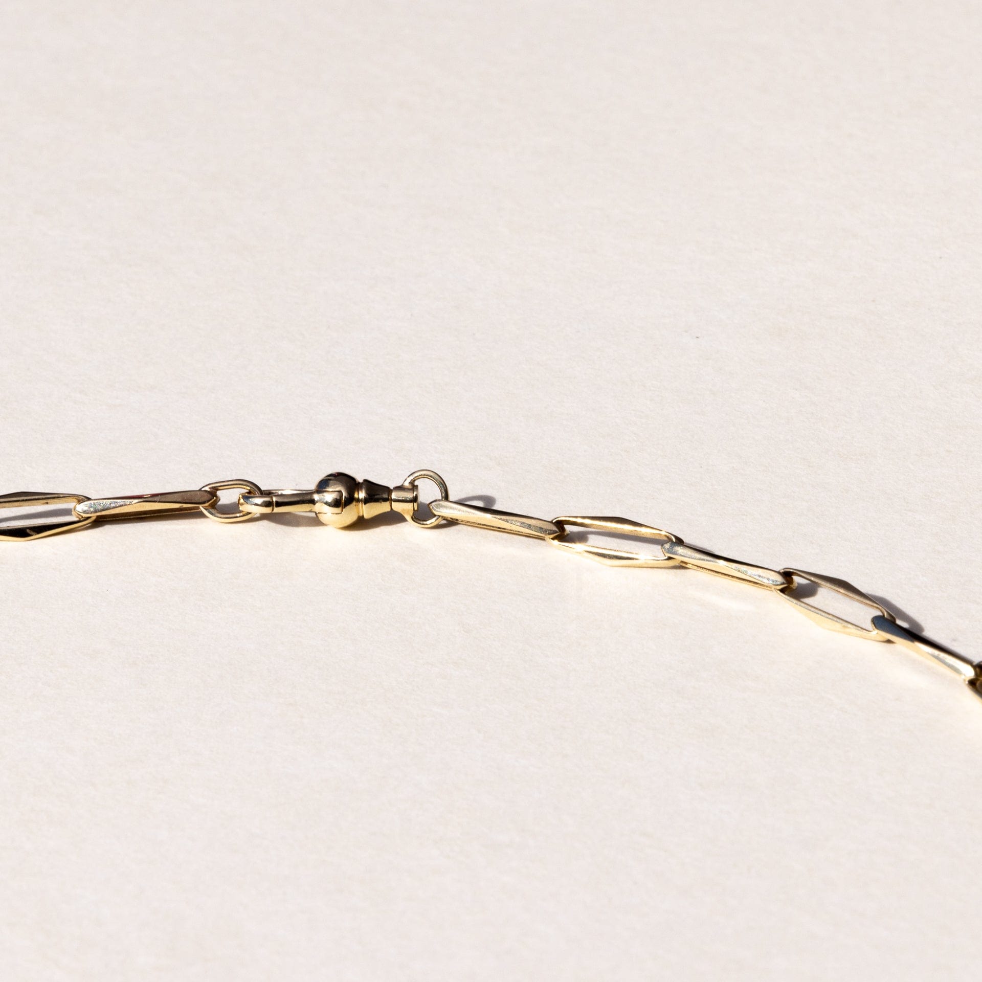 9ct Yellow Gold Chain Link Necklace handmade by our Master Jeweller