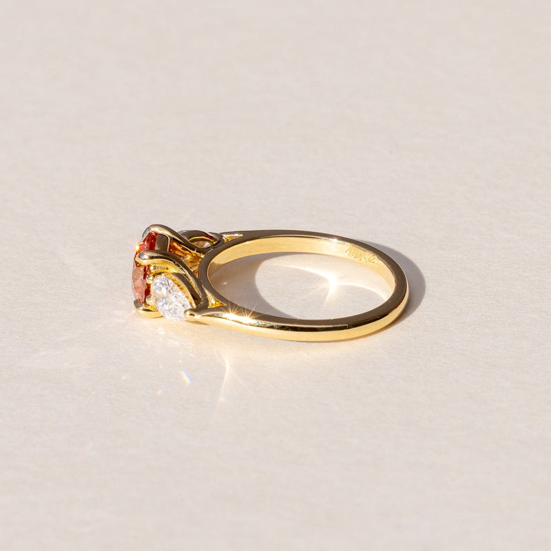 Made to order for you Pink Diamond Engagement Ring at our Auckland showroom