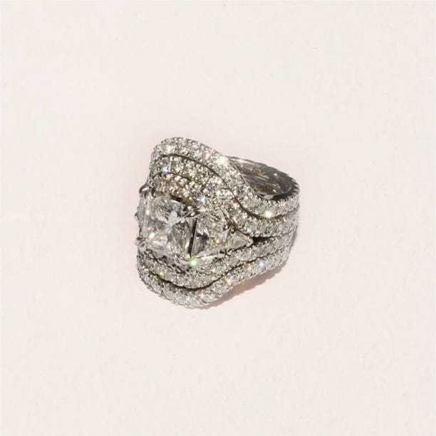 Custom design engagement rings