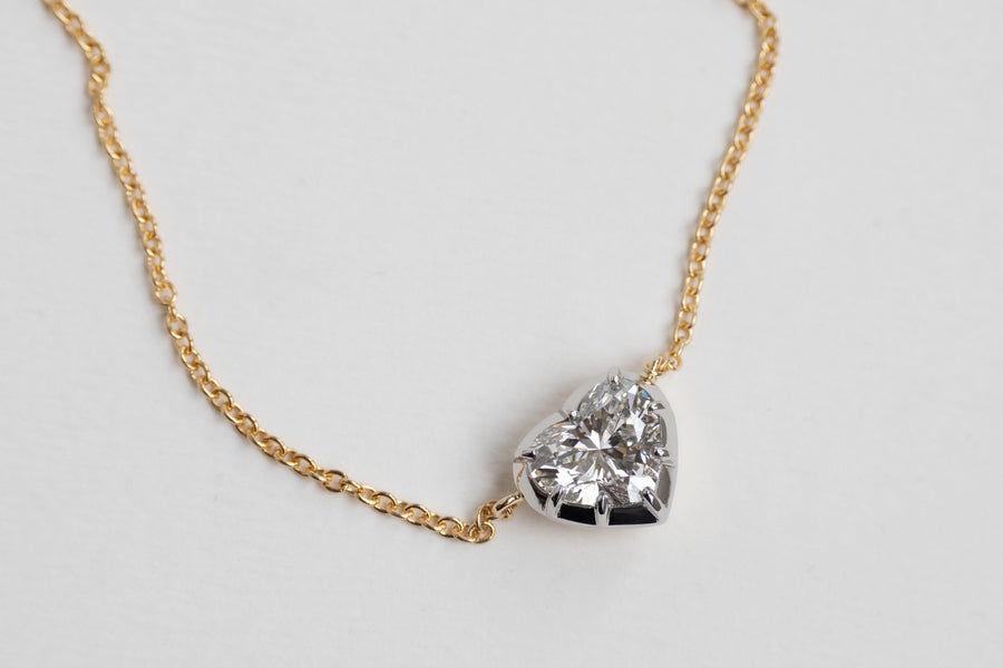A Bespoke Heart-Shaped Diamond Pendant to Treasure