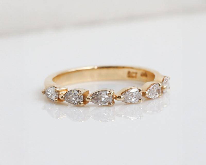 Dakota Pear Diamond Band
