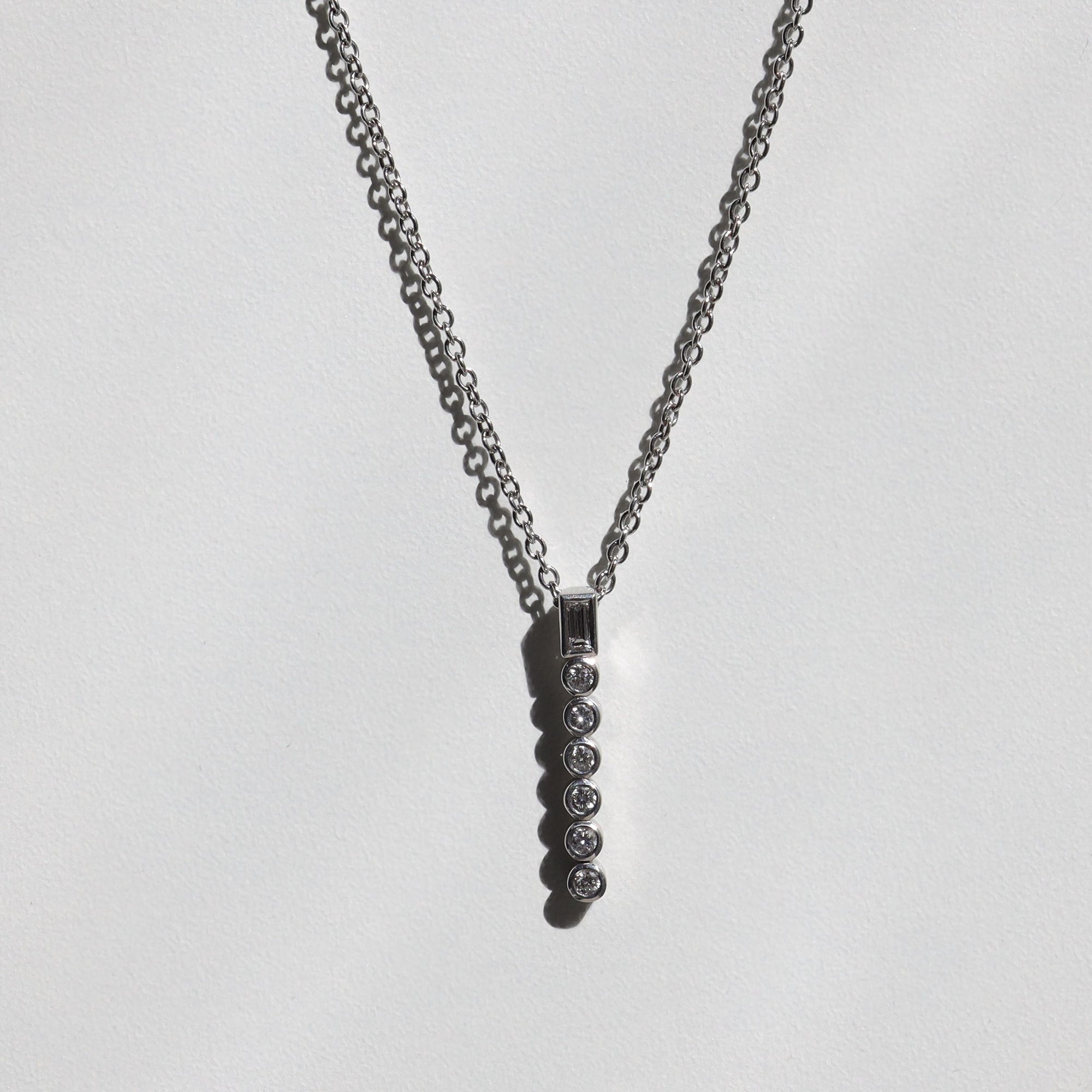 Bezel Pendant Necklace