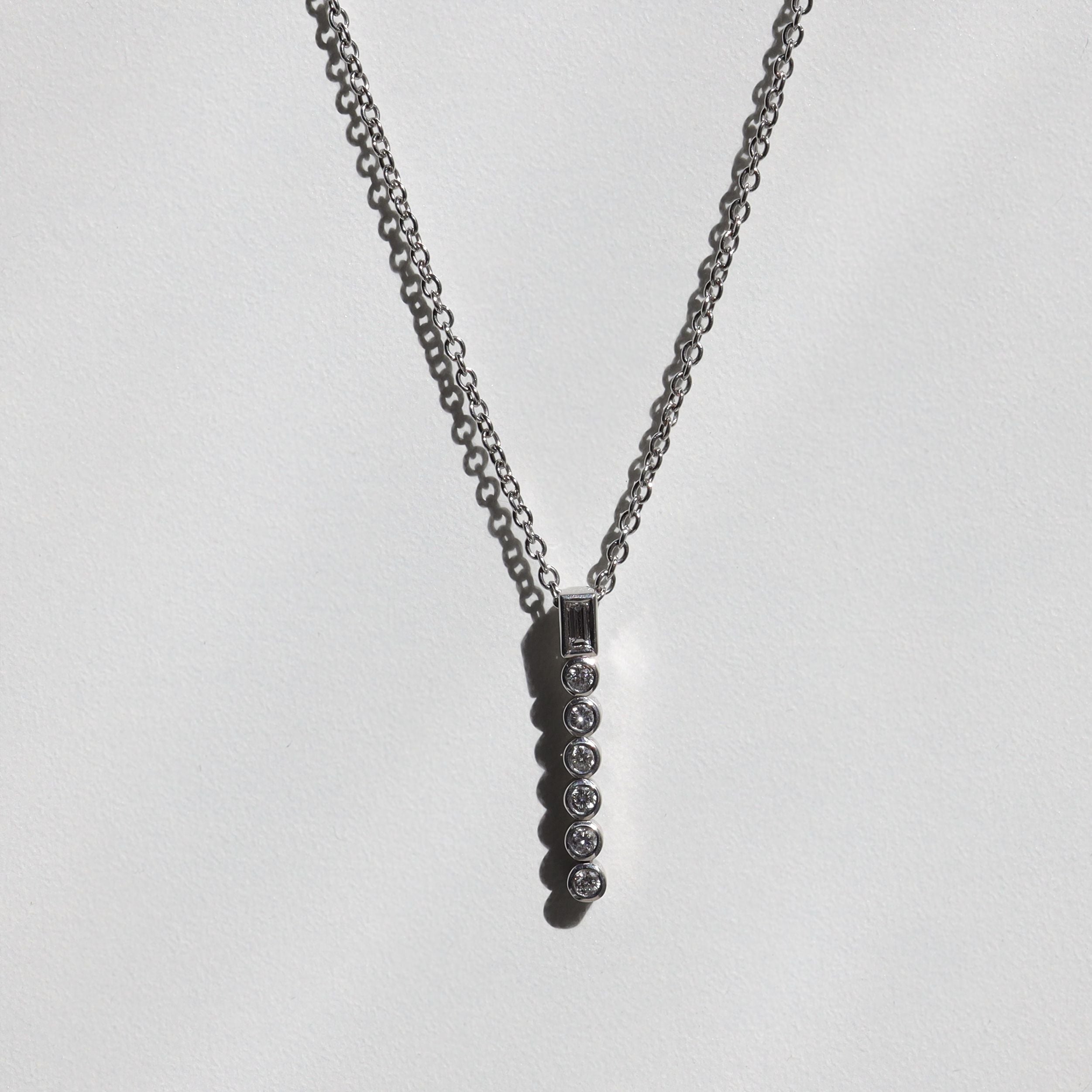 Bezel Pendant Necklace