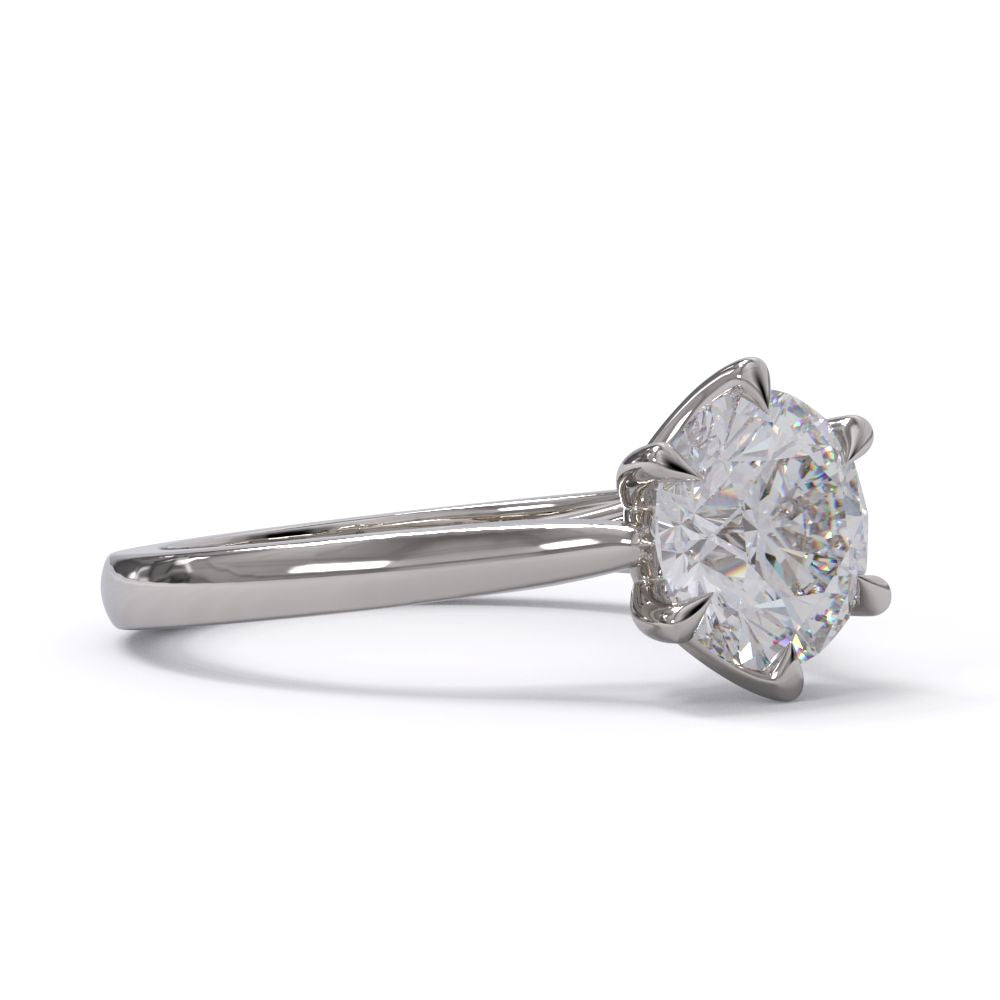 Round Single Diamond