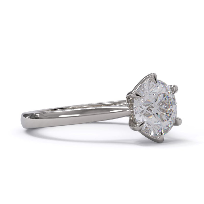 Round Single Diamond