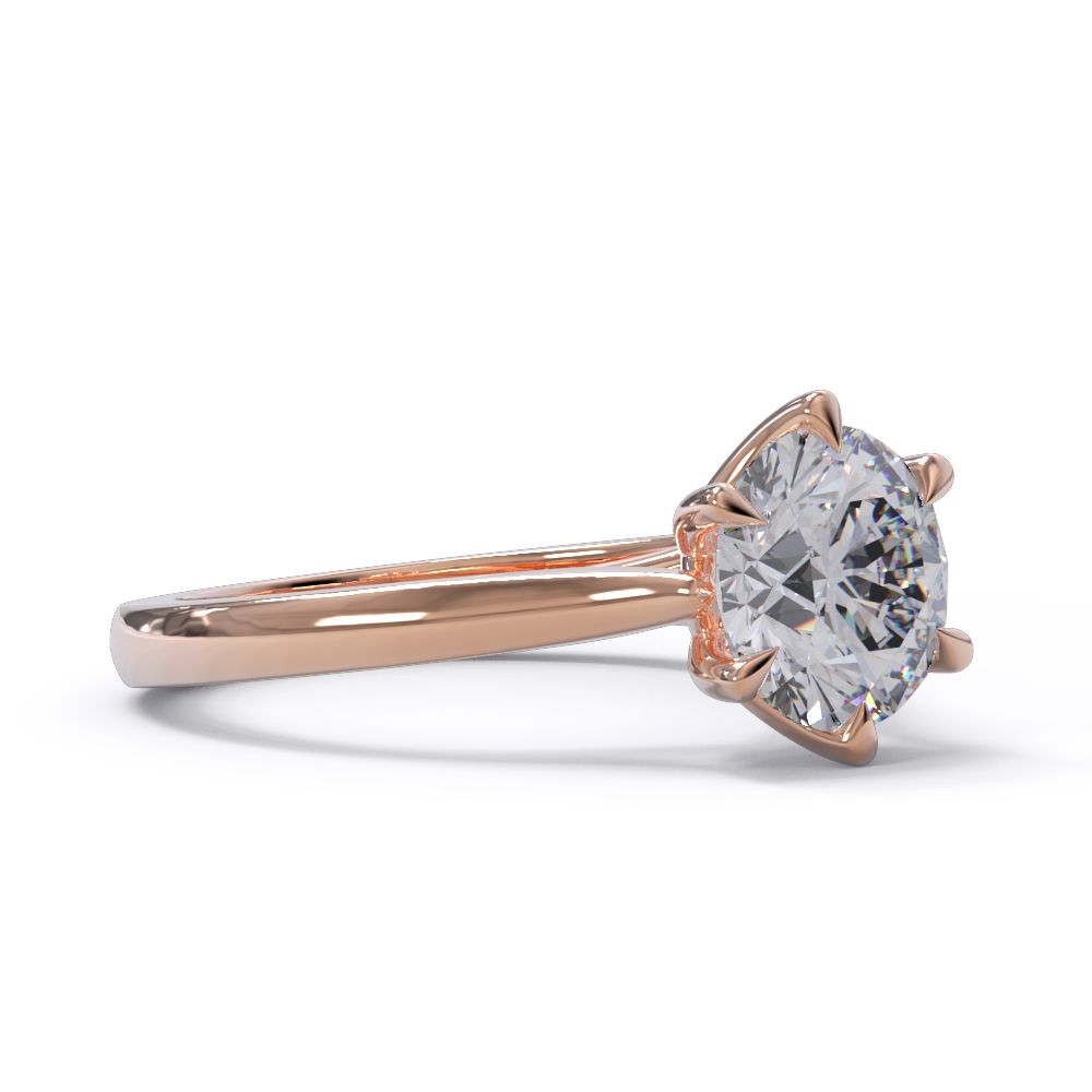 Round Single Diamond