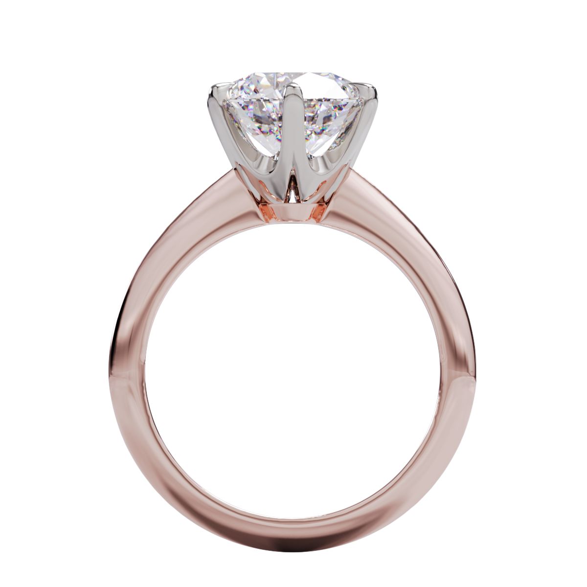 Ana Round Diamond Solitaire