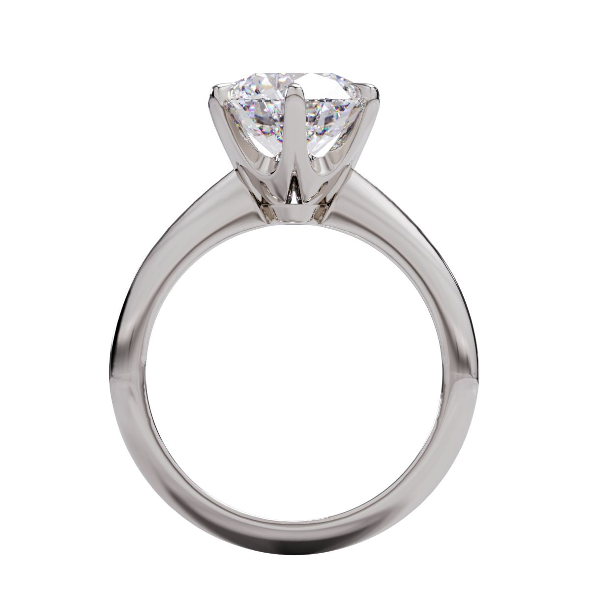 Ana Round Diamond Solitaire