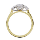 Ava Three Stone Diamond Ring