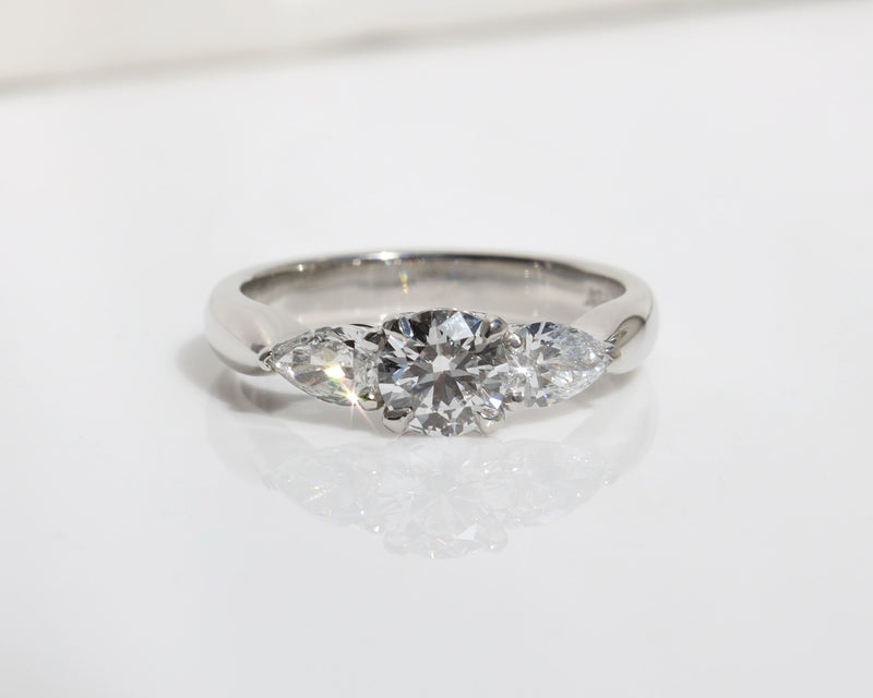 Cindy Three Stone Diamond Ring