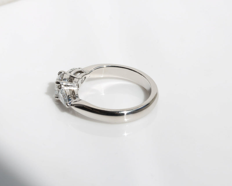 Cindy Three Stone Diamond Ring