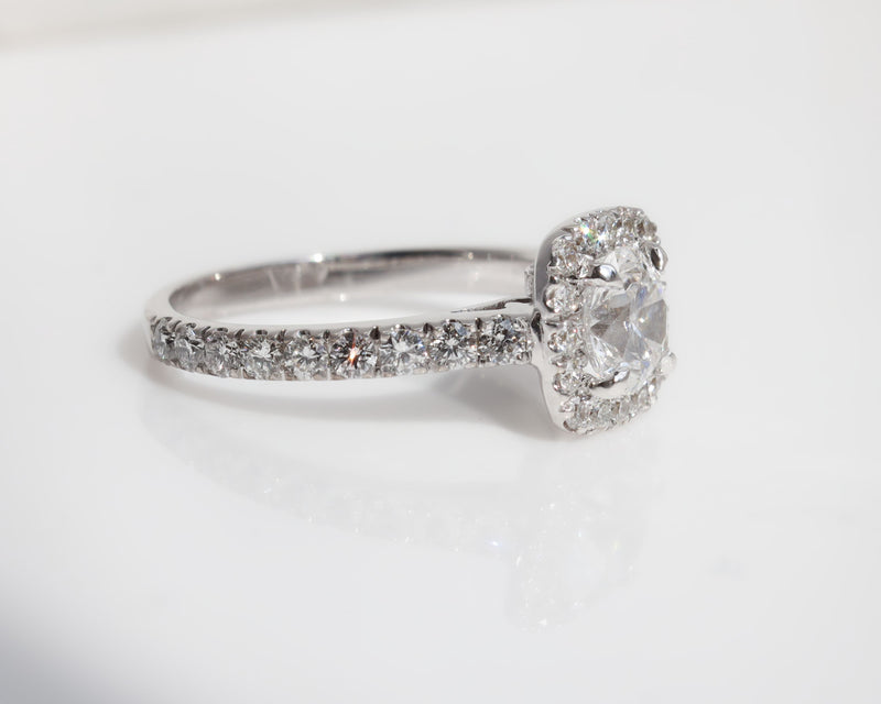 Fiona Halo Diamond Ring