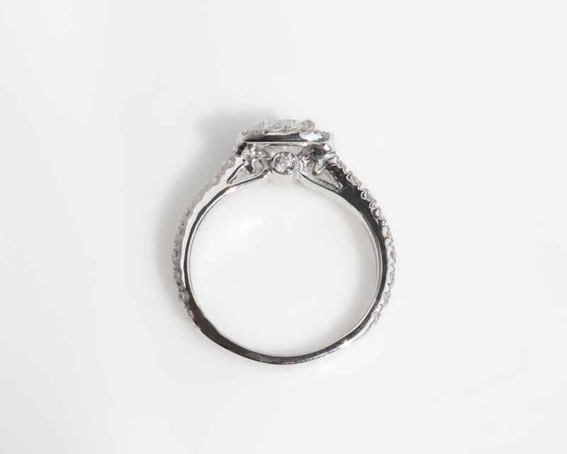 Fiona Halo Diamond Ring