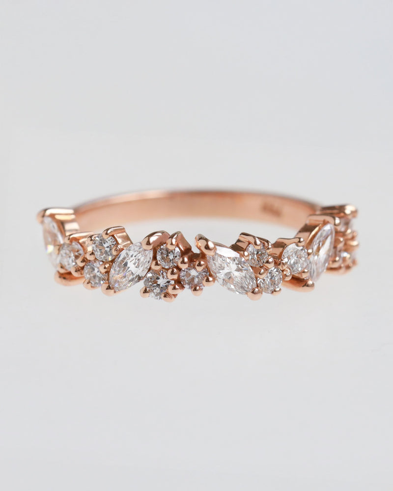 Kayleigh Cluster Diamond Ring - Version 2