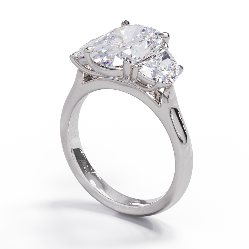 Adeline Trio in White Diamonds