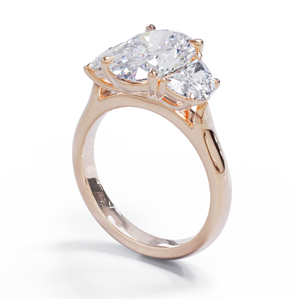 Adeline Trio in White Diamonds