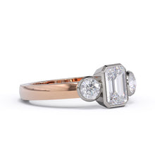 Bezel Three Stone