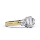 Bezel Three Stone