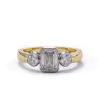 Bezel Three Stone