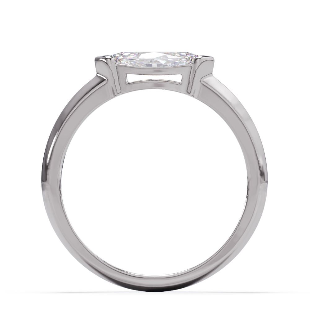 standind diamond ring in platinum or white gold. made in house by our master diamond setter and master jewellers. made to oder and made in Auckland New Zealand 