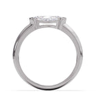standind diamond ring in platinum or white gold. made in house by our master diamond setter and master jewellers. made to oder and made in Auckland New Zealand 