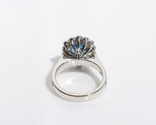 Marcie Sapphire Halo Ring