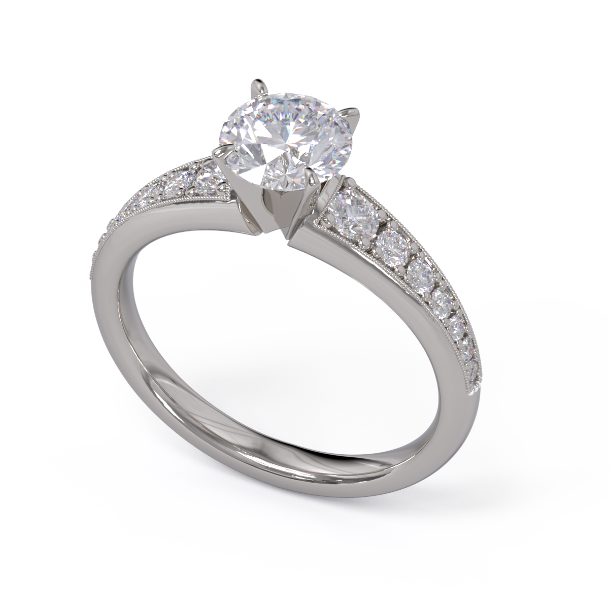 Manaia Round Brilliant Diamond Ring