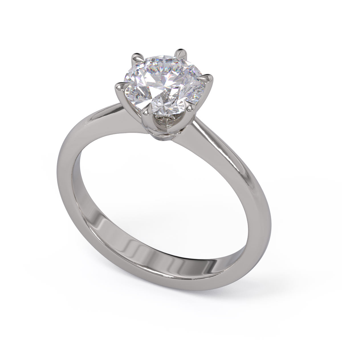 Esther Solitaire Diamond Ring
