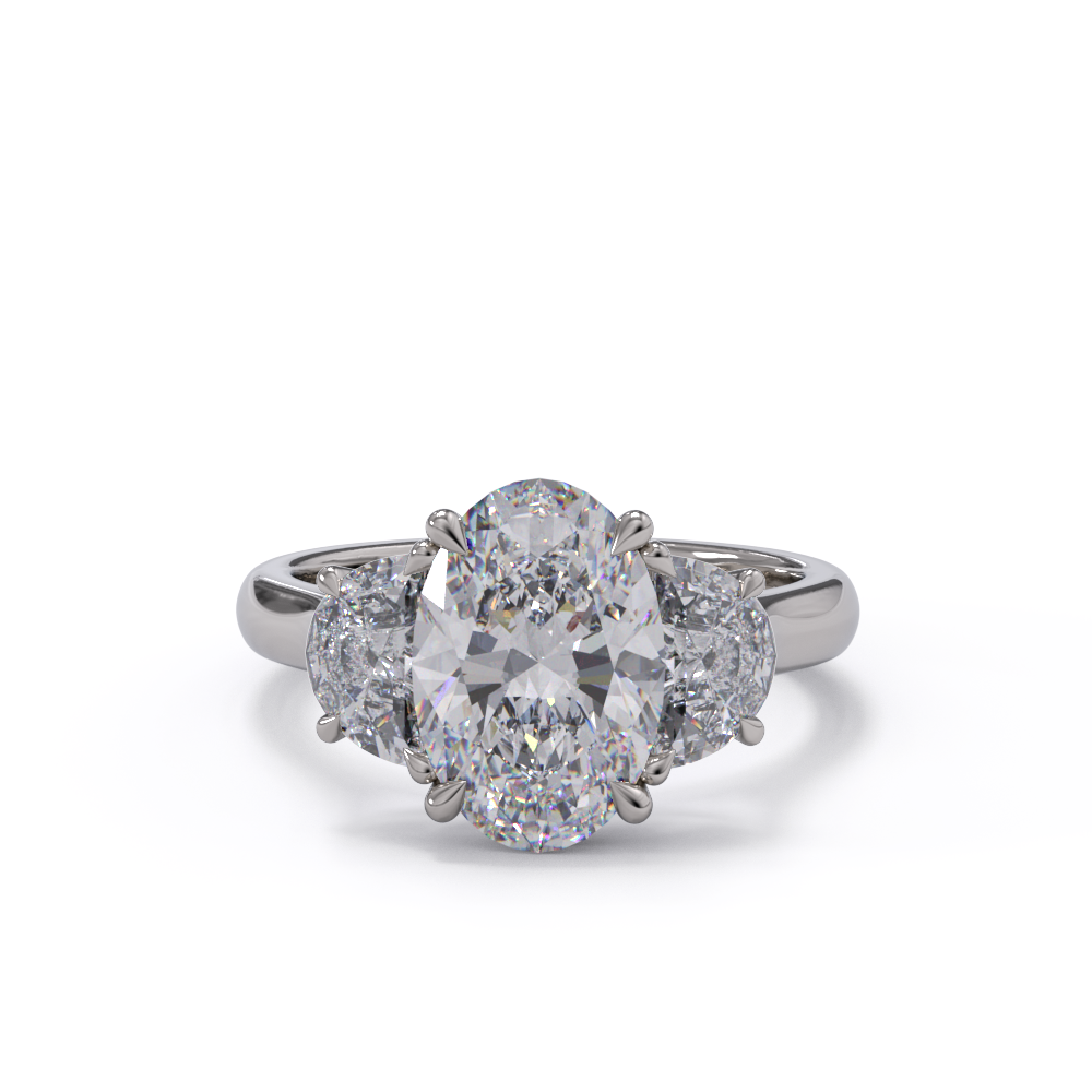 Adeline Trio in White Diamonds