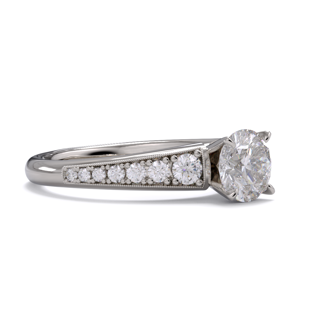 Manaia Round Brilliant Diamond Ring