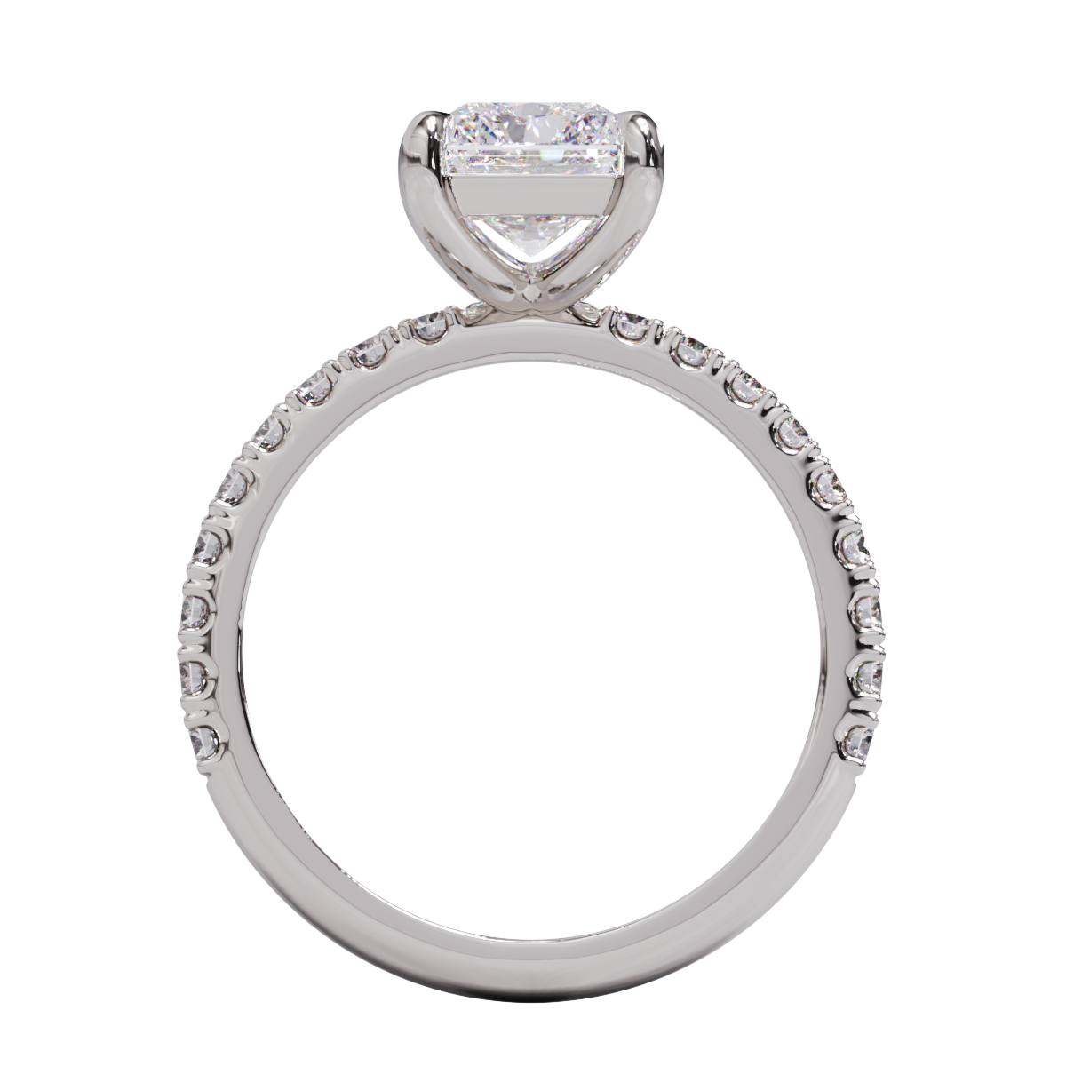 Lara Radiant Cut Diamond Solitaire