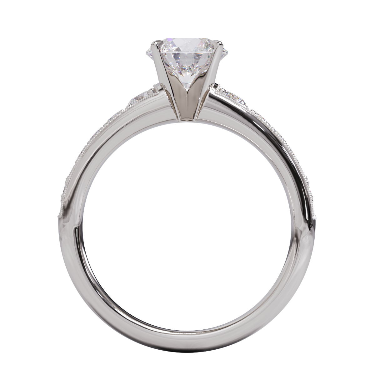 Manaia Round Brilliant Diamond Ring