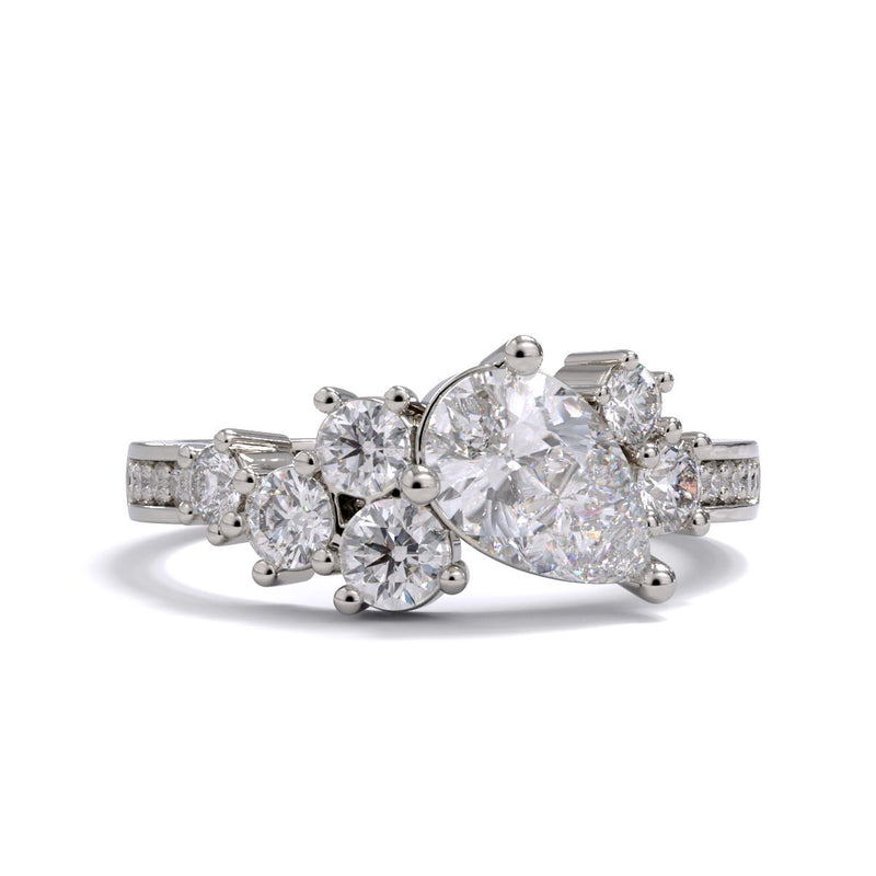 Gabrielle Cluster Diamond Ring