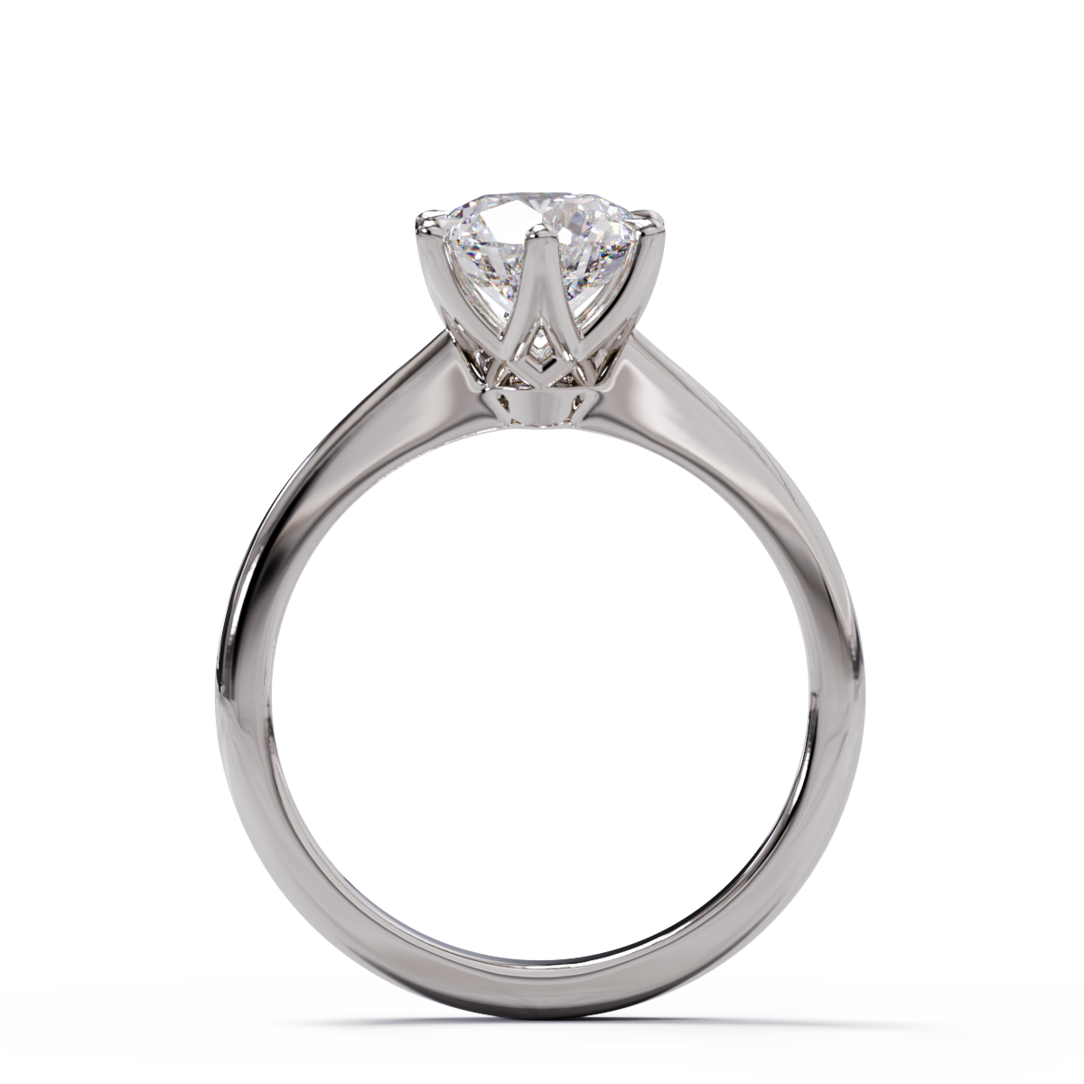 Esther Solitaire Diamond Ring