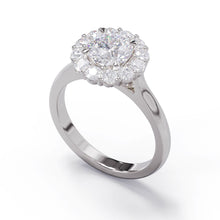 white gold diamond ring
