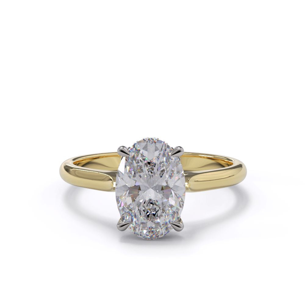 Classic Oval Halo Ring