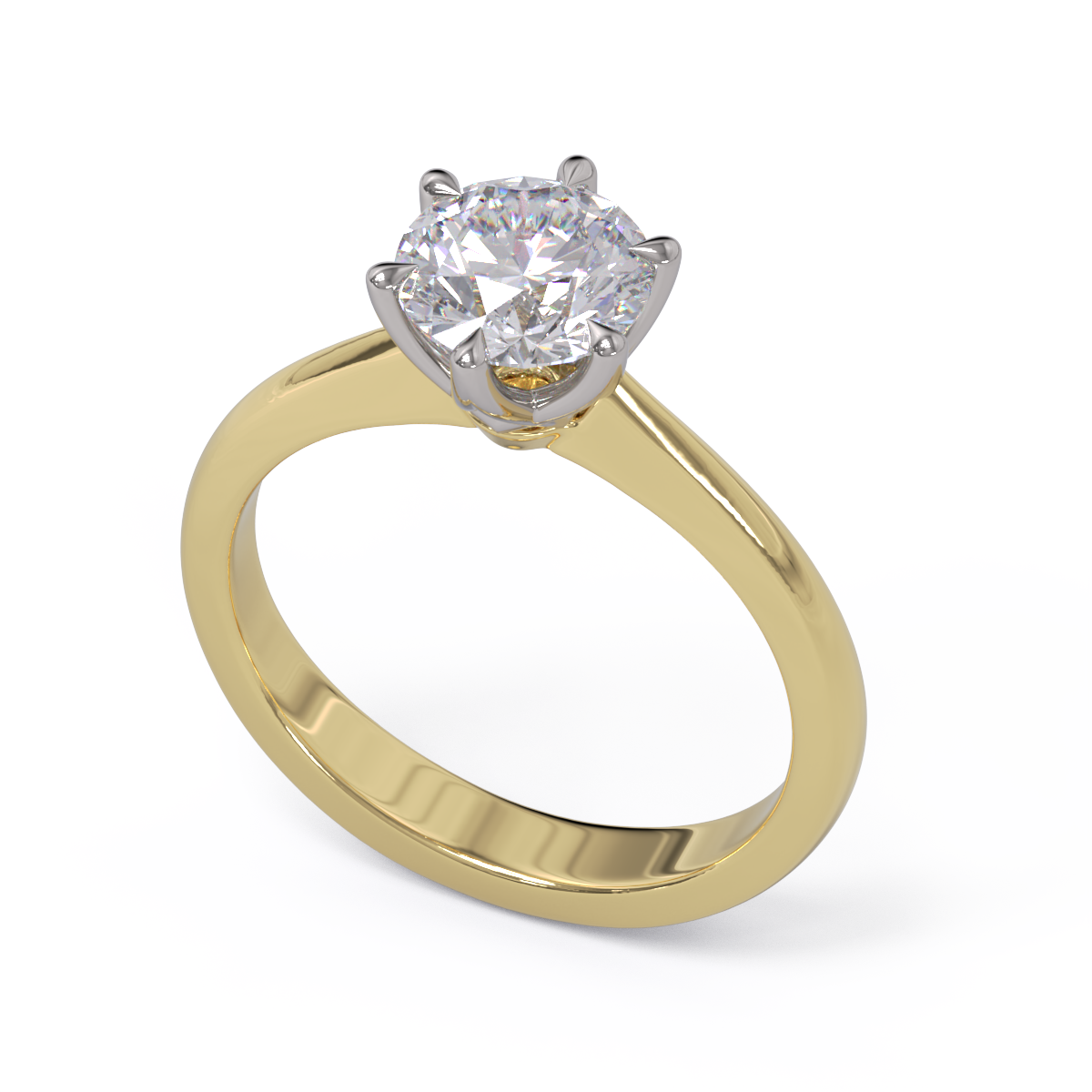 Esther Solitaire Diamond Ring