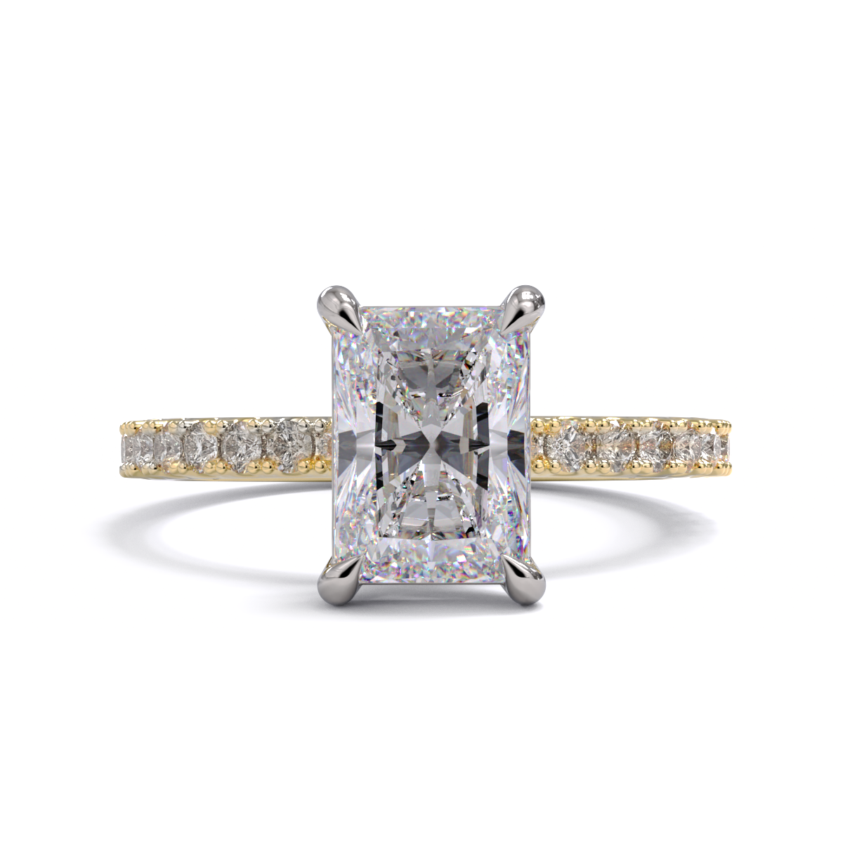 Lara Radiant Cut Diamond Solitaire