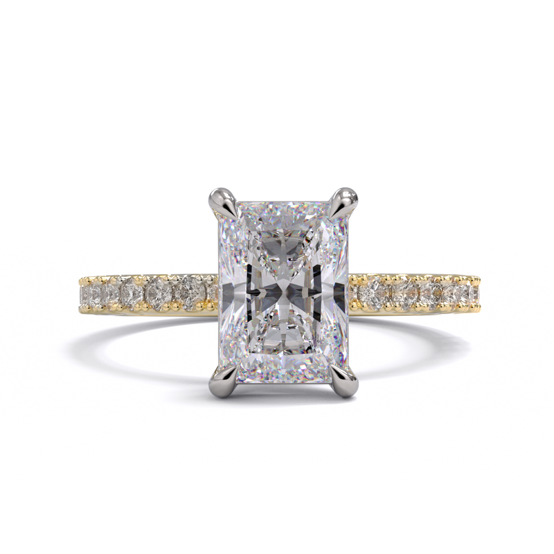 Lara Radiant Cut Diamond Solitaire