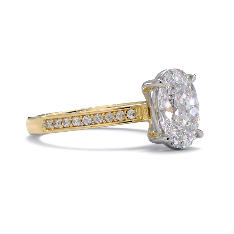 Quinn Oval Diamond Solitaire