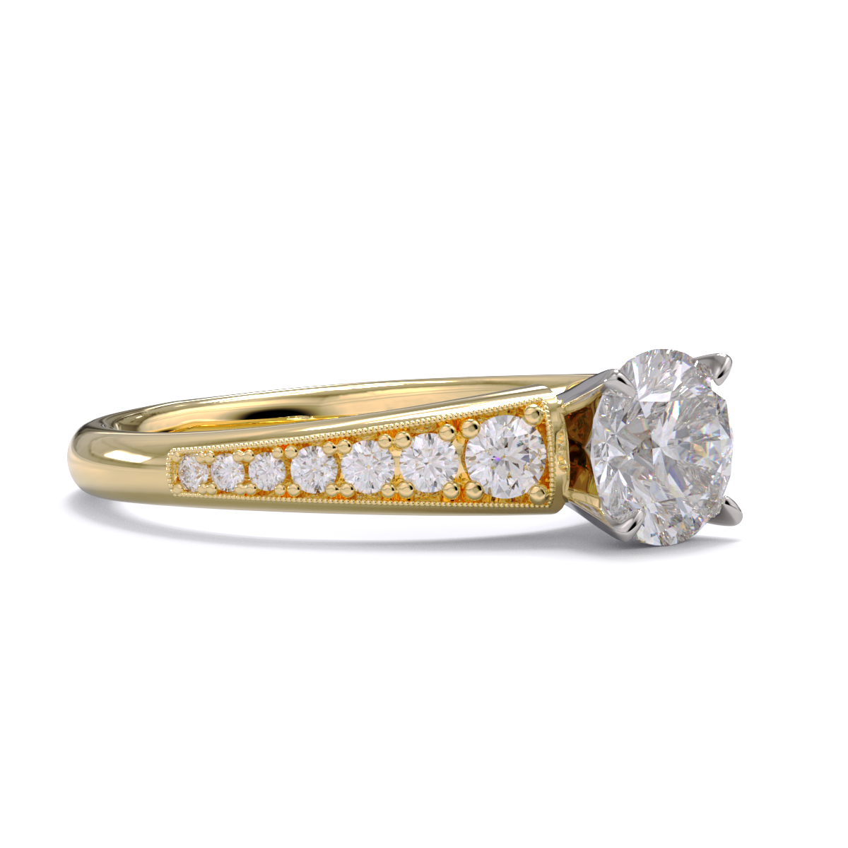 Manaia Round Brilliant Diamond Ring