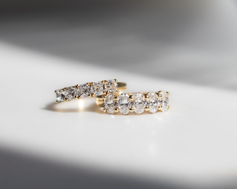 Sage Half Eternity Band