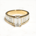 Emeraude Emerald Cut Diamond Ring