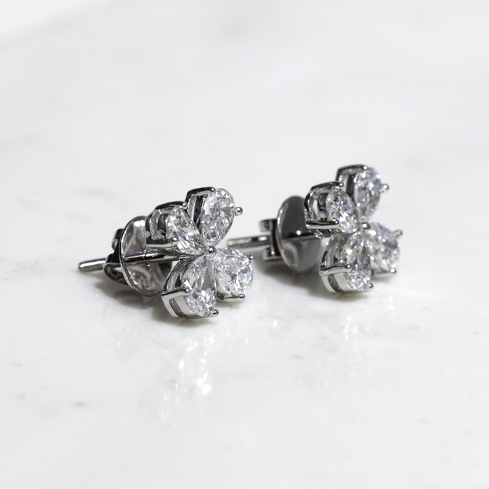Persephone Diamond Stud Earrings