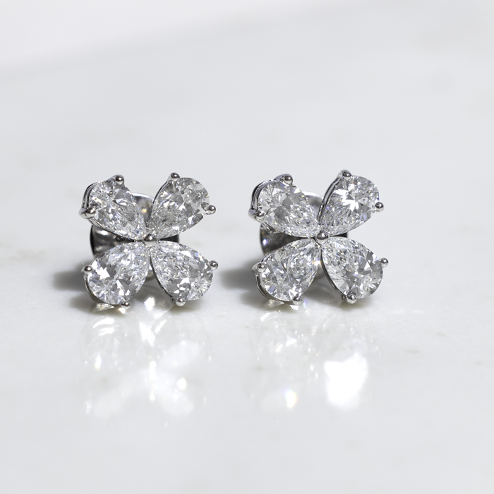 Persephone Diamond Stud Earrings