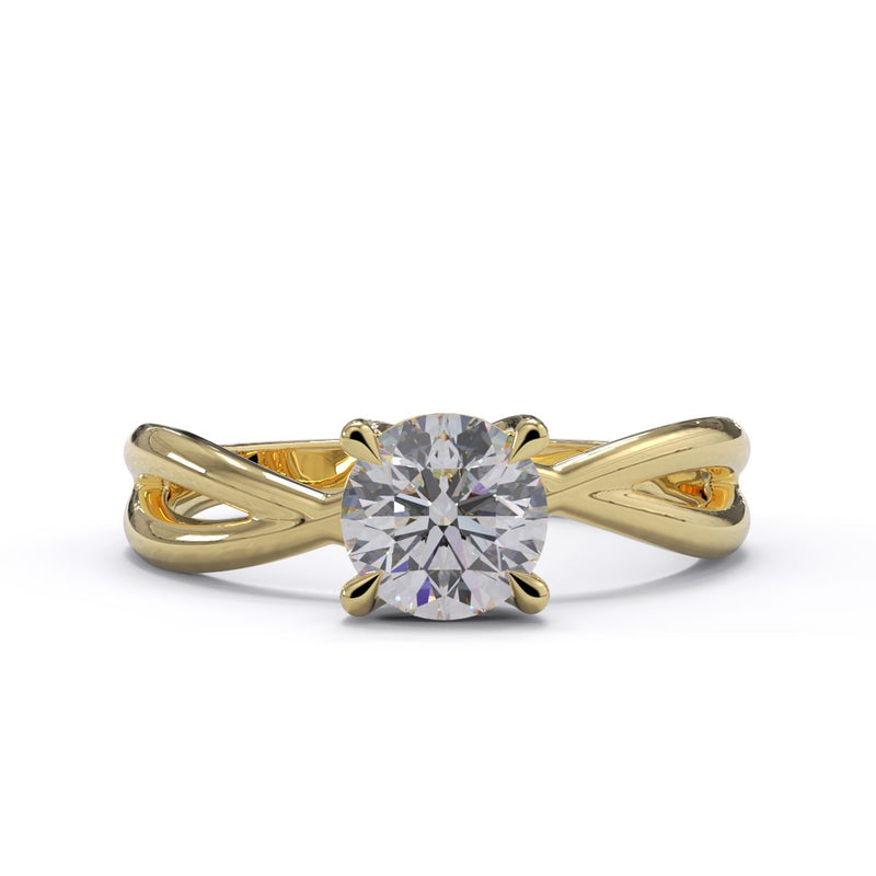 Twist Diamond Ring